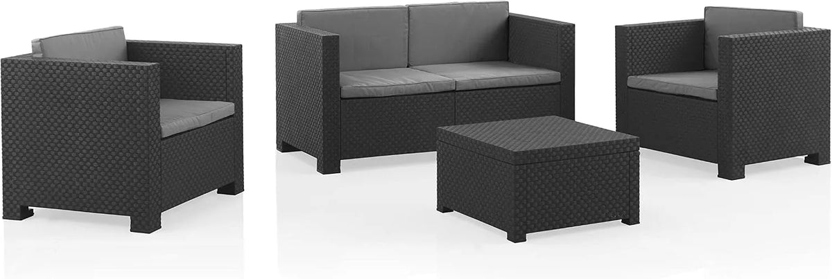 Set Garden Furniture Diva Comfort Graphite