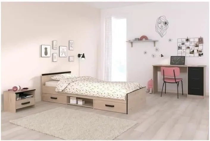 Bureau et table informatique – PARISOT, pour enfant, avec bureau, noir