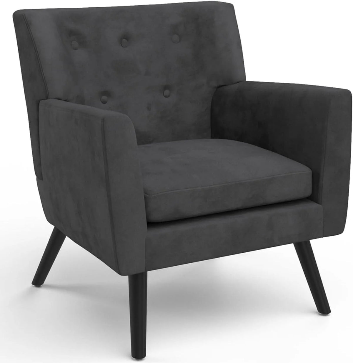 IDMarket – anthracite, revêtement en velours