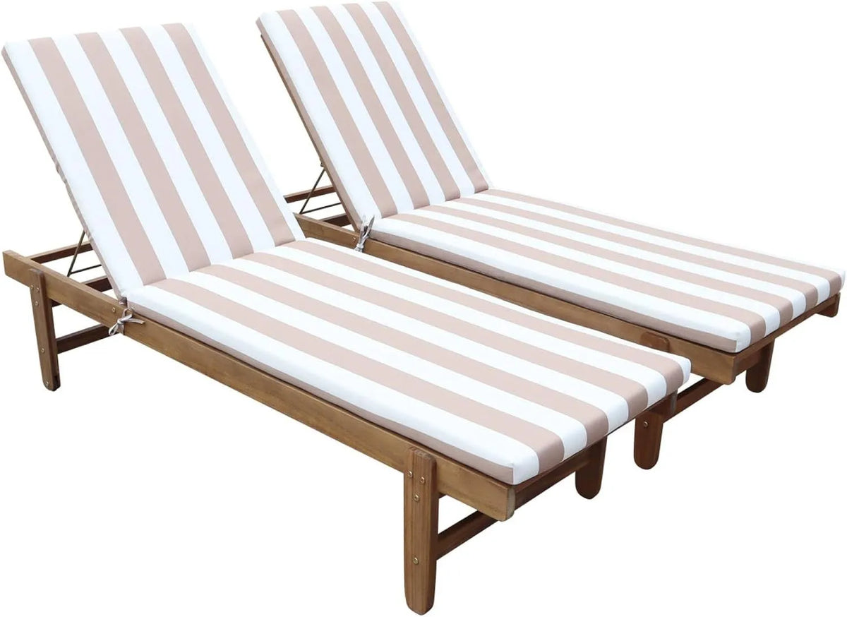 sweeek – avec coussins, avec roulettes, Set de 2, blanc