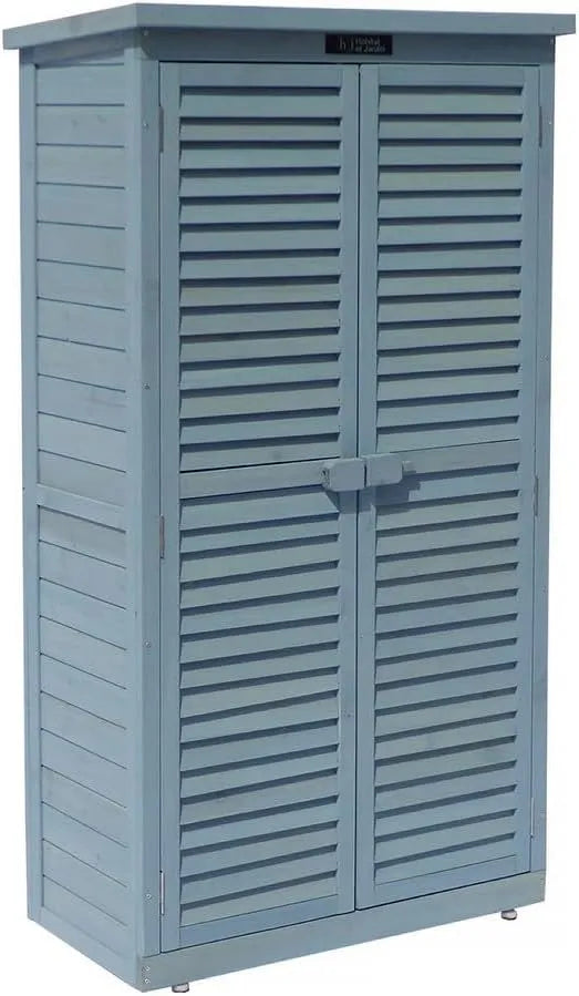 Armoire de rangement — 87 × 46.5 × 160 cm, bleu