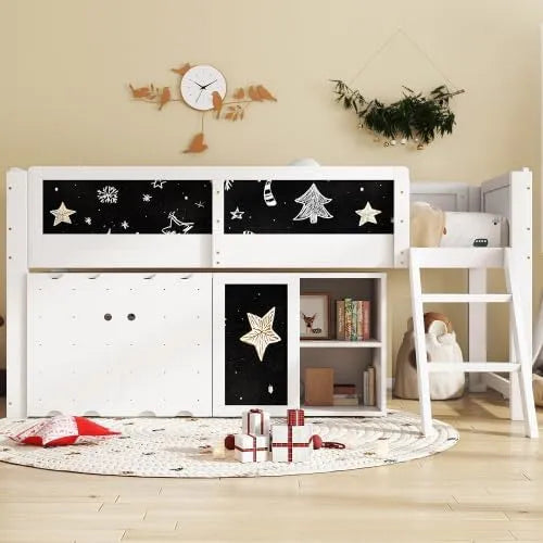 Armoire de rangement – pour enfant, avec rangement, avec armoire, 90 × 200 cm, noir