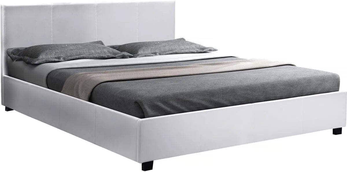 Habitat et Jardin – avec rangement, 2 Places, 140 × 190 cm, blanc