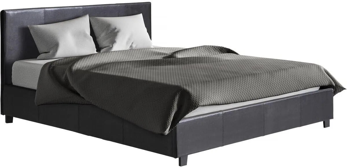Habitat et Jardin: avec rangement, 2 Places, 160 × 200 cm, noir