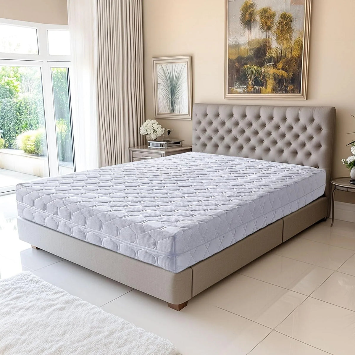 Matelas – lavable, respirant, 80 × 200 × 21 cm