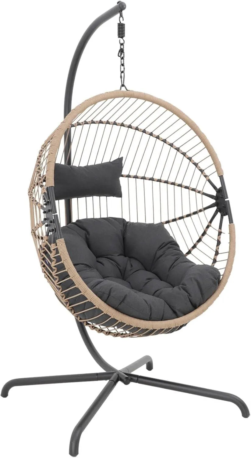 sweeek: en polyester, en acier, 96 × 95 × 200 cm, noir
