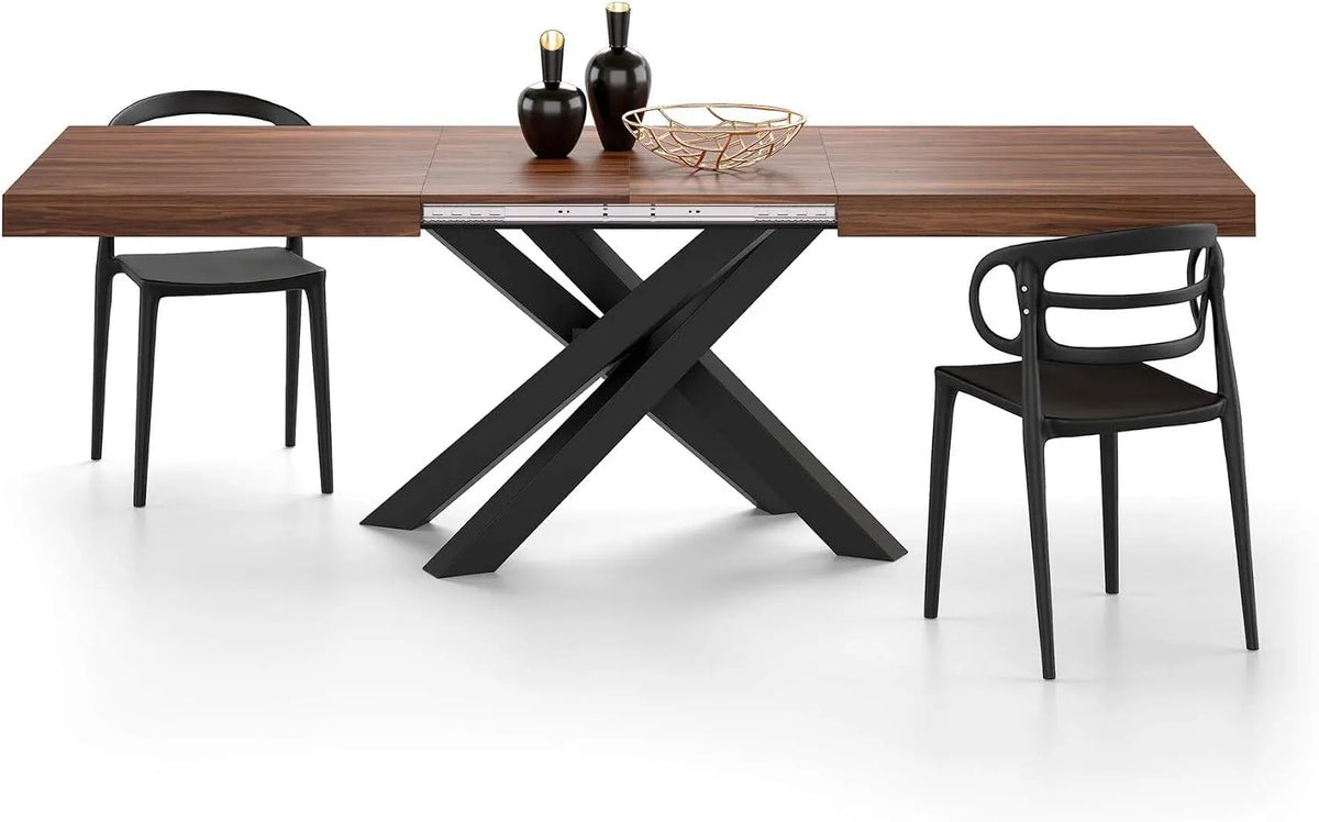 Mobili Fiver Table Extensible Emma 160 240 x90 cm — noir