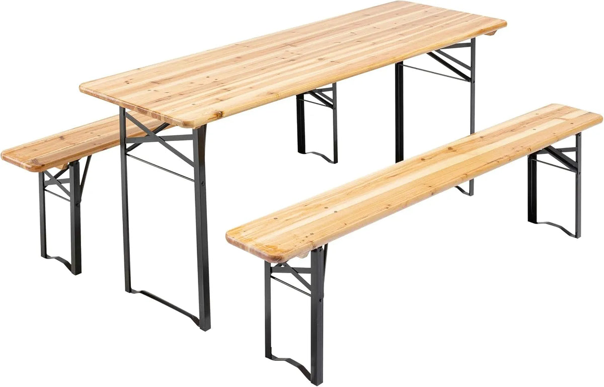 Set de table — en bois, 180 cm