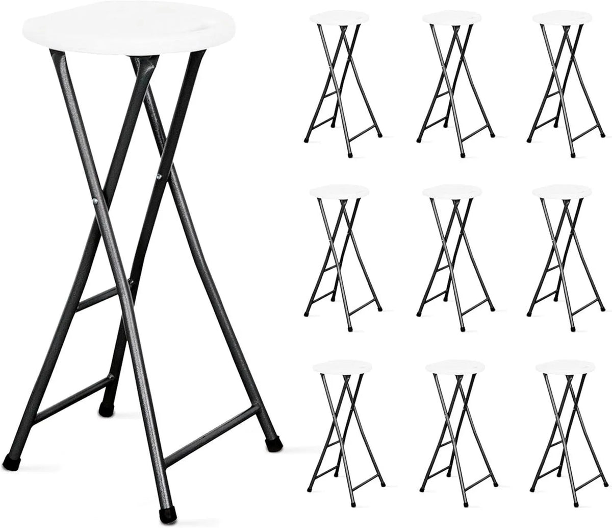 Lot de 10 Tabouret de bar et siège de comptoir Pliant