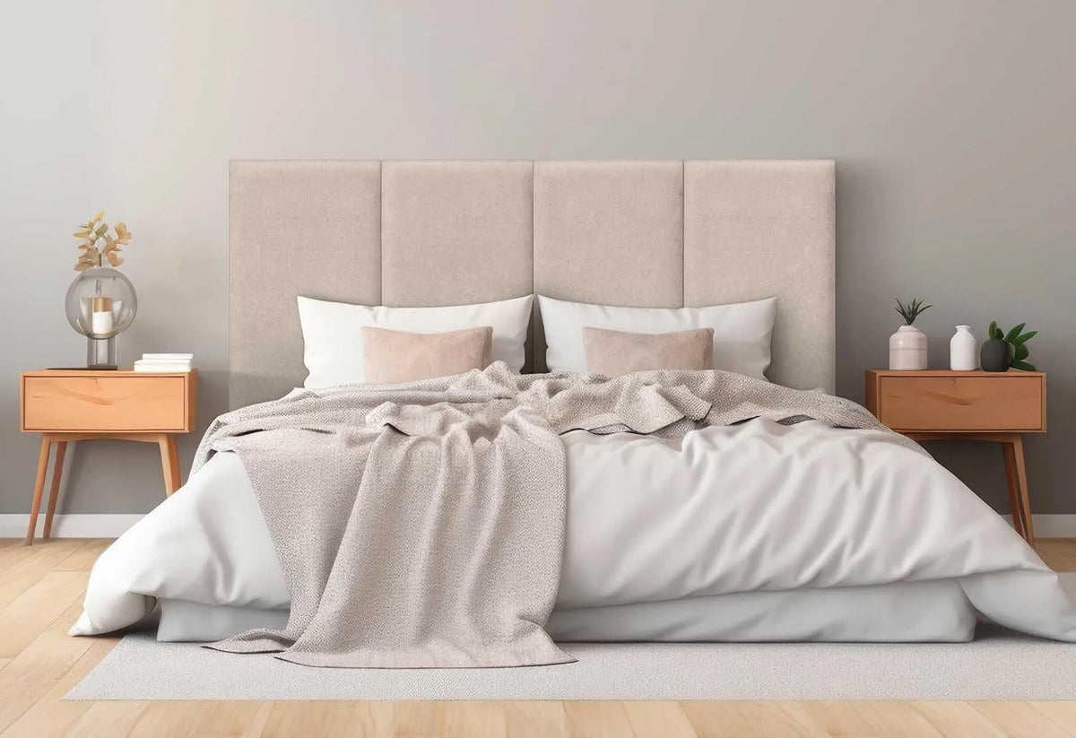 Lit rembourré et cadre de lit tapissé – modulaire, revêtement en tissu, 200cm, 80 cm, vert