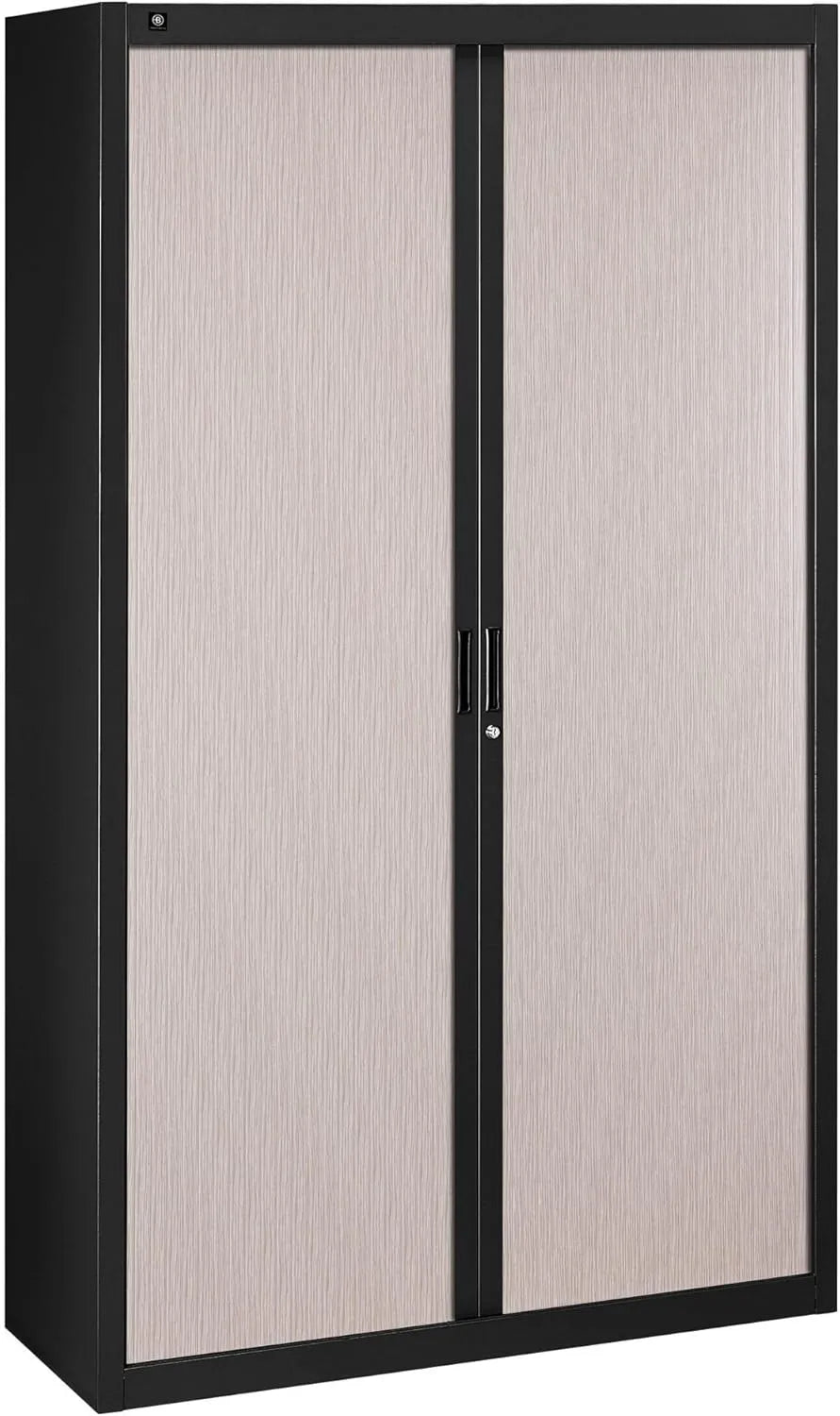 Armoire de rangement — 120 cm, gris