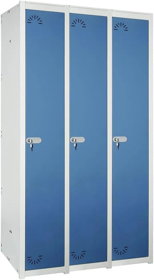 Vestiaire Métallique industrie propre. 1 Porte. 1 Module. 3 Eléments. – P 520, en métal, 1800 mm, 1230 mm, 520 mm