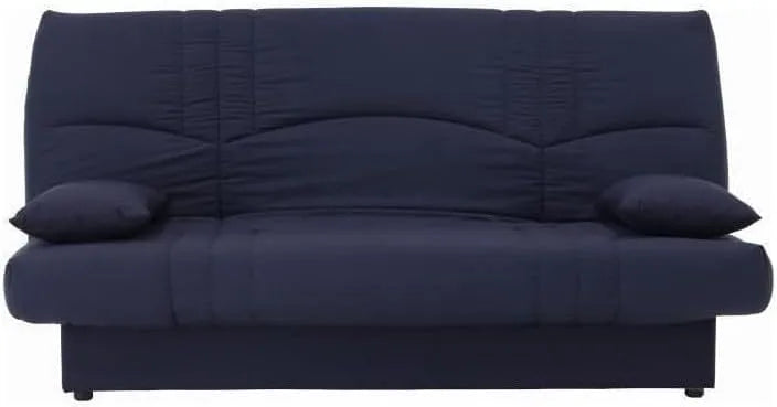 Générique Dream Banquette clic clac 3 Places: P 92, en coton, revêtement en tissu, 92 cm, bleu