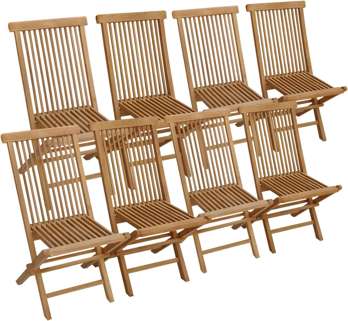 Chaises de jardin: Lot de 8
