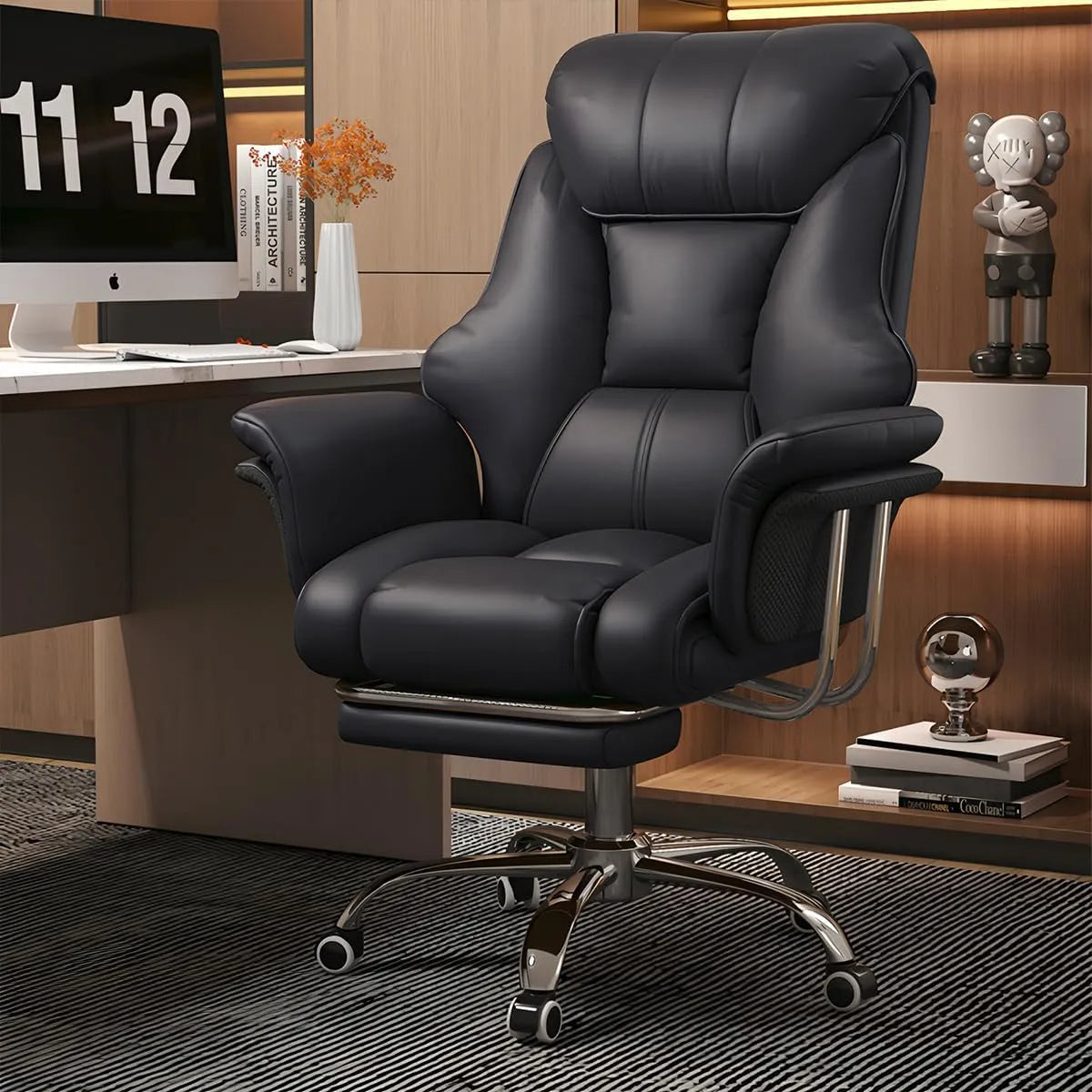 Bureau et table informatique: en cuir, résistance réglable, 250 kg