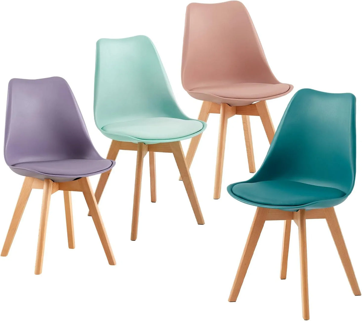 Bureau et table informatique – SGS, en bois, usage professionnel, Lot de 4, gris