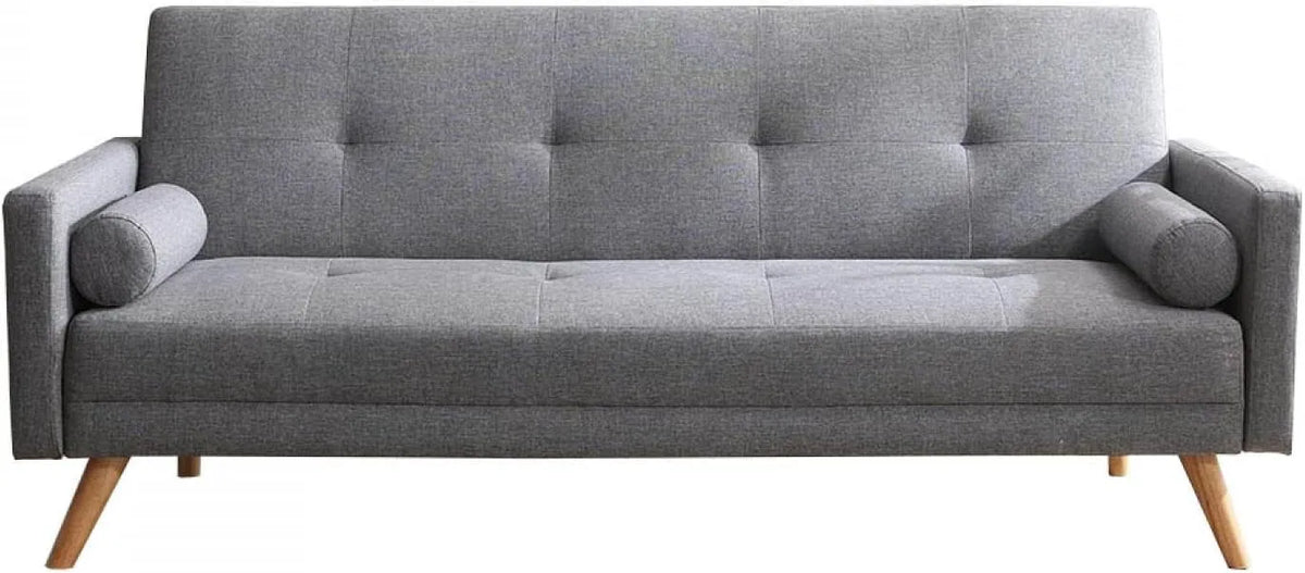 Canapé – USINE, revêtement en tissu, en bois, convertible, avec accoudoirs, 3 Places, 209 × 88 × 89 cm