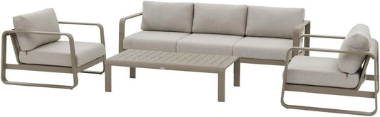 Salon de jardin et ensemble lounge: en aluminium, 5 Places