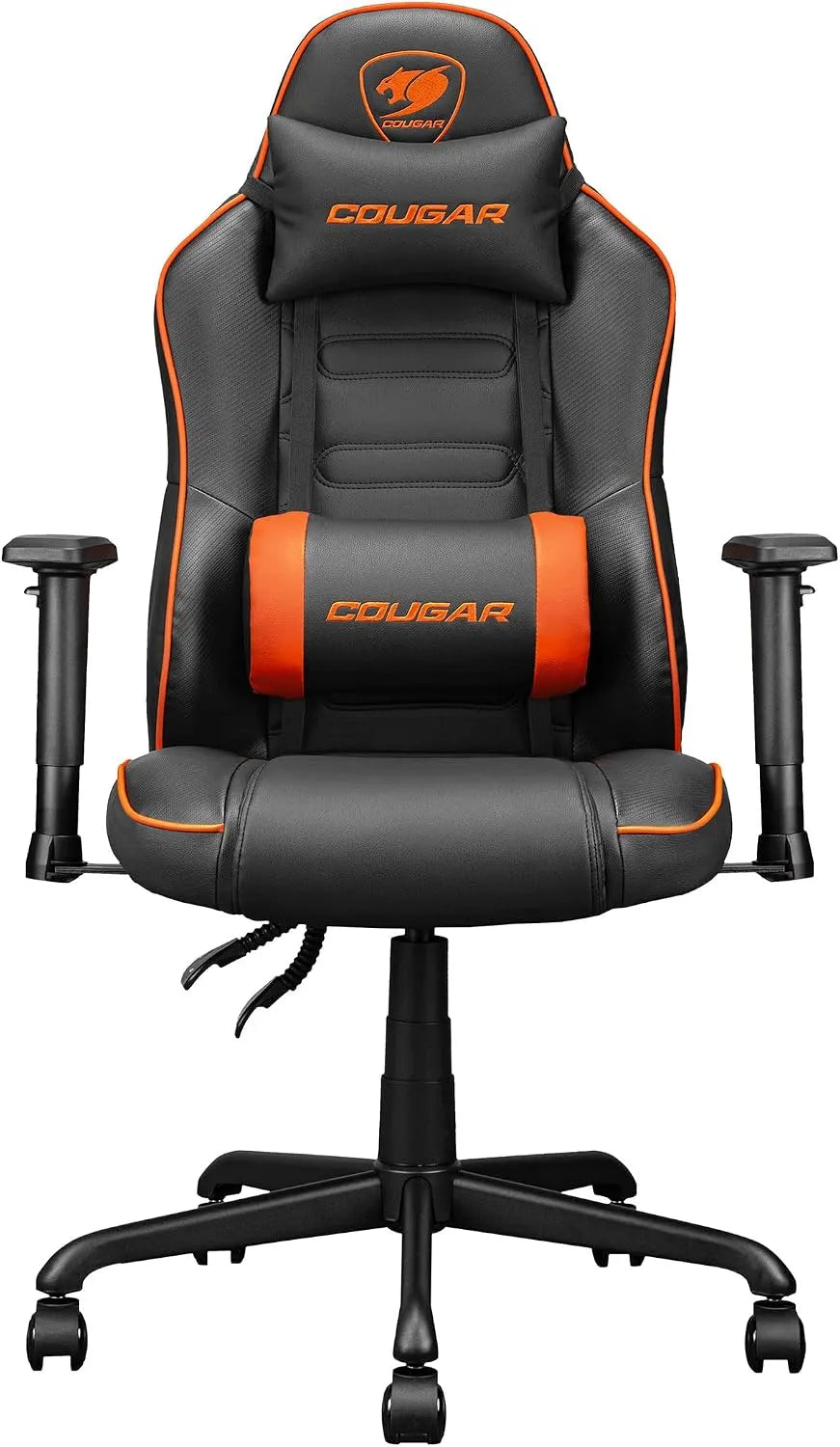 Cougar Gaming: FUSIONS, rembourrage en mousse, inclinaison réglable, technologie 3D/4D, avec accoudoirs