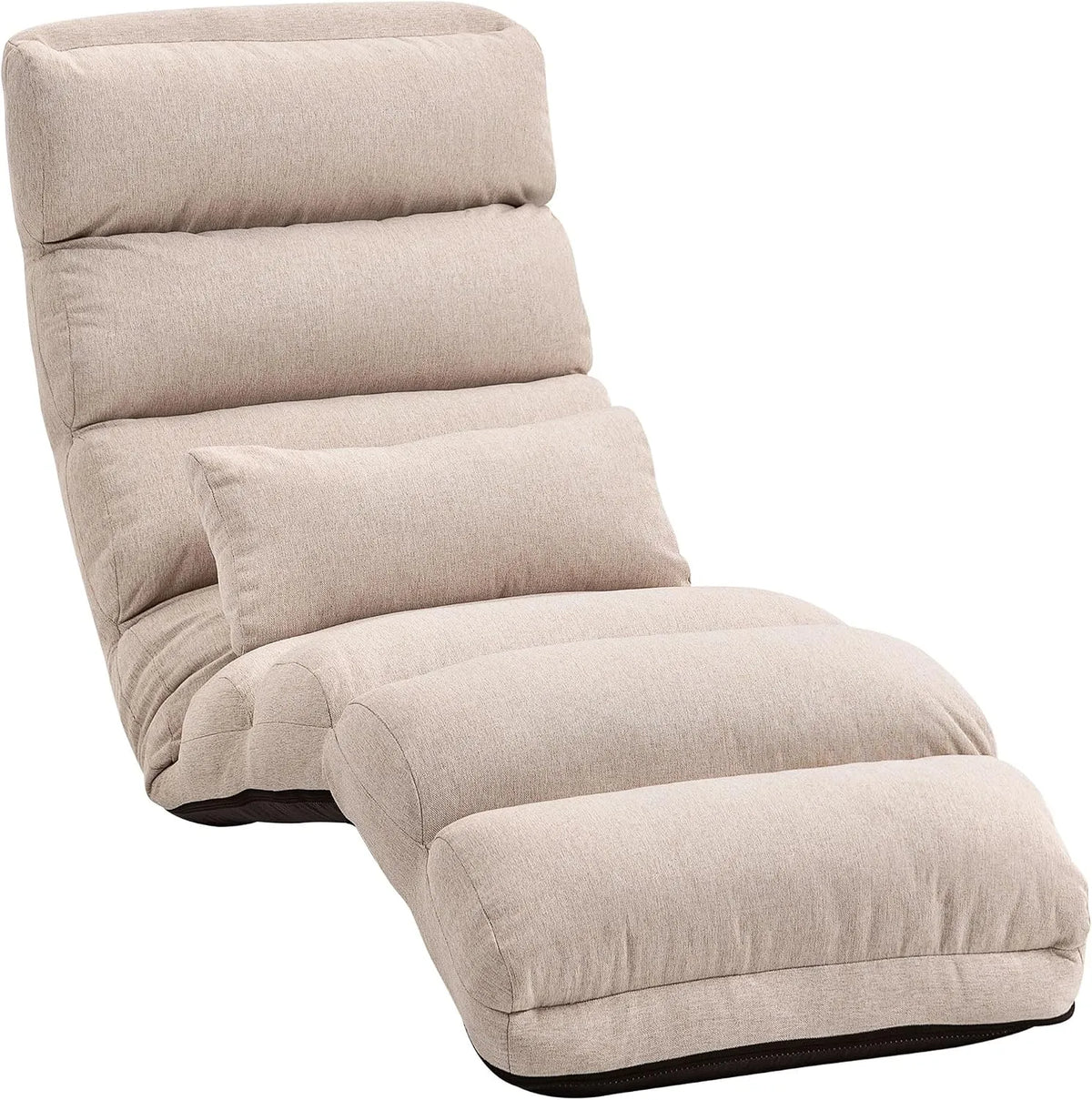 HOMCOM Canapé — avec Bureau et table informatique, convertible, avec dossier, réglable, 1 Place, 58 × 119 × 78cm, 120 Kg
