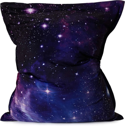 Lumaland Pouf géant de Luxe: EPS, lavable, avec coussins, rechargeable, 140cm, 180cm