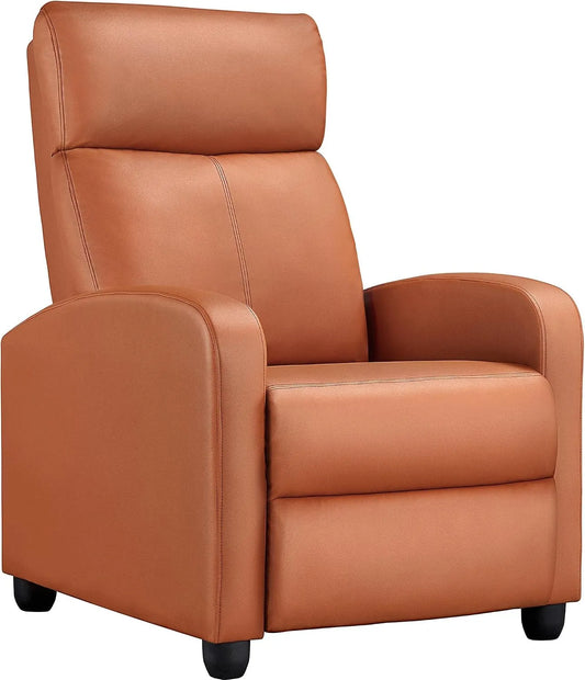 Canapé: en cuir PU, réglable, 1 Place, 85 × 67 × 99, 5 cm, 120 kg, marron, inclinable