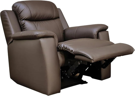 Fauteuil relax et fauteuil inclinable – Marron, en cuir