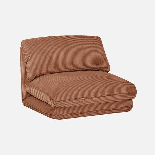Matelas — en velours côtelé, convertible, avec chauffage, 1 Place