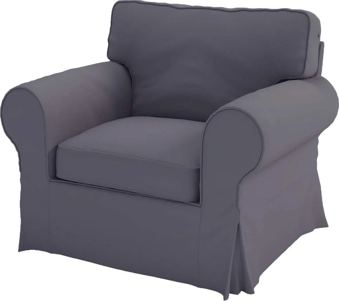 IKEA Canapé — Slipcover Uniquement., en polyester, gris
