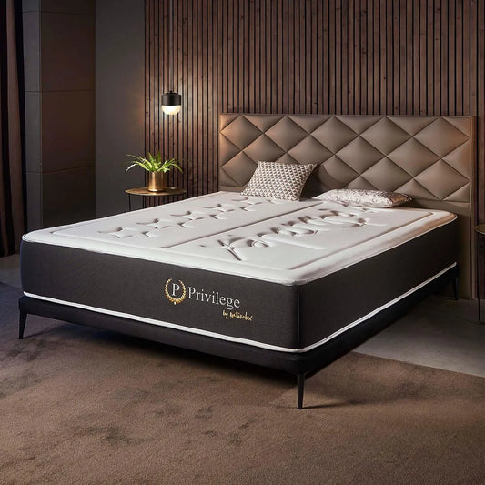 Matelas: respirant, rembourrage en mousse, isolé, 140 × 190, 30 cm, bleu