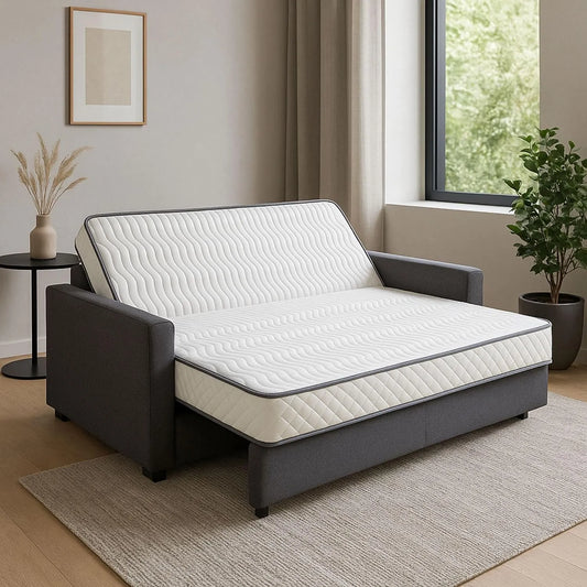 Matelas: GOLD10, revêtement en tissu, rembourrage en mousse, 120 × 190, 10 cm, 80 Kg