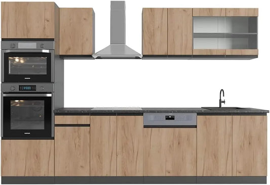 Vicco Armoire de rangement — 300 cm, anthracite