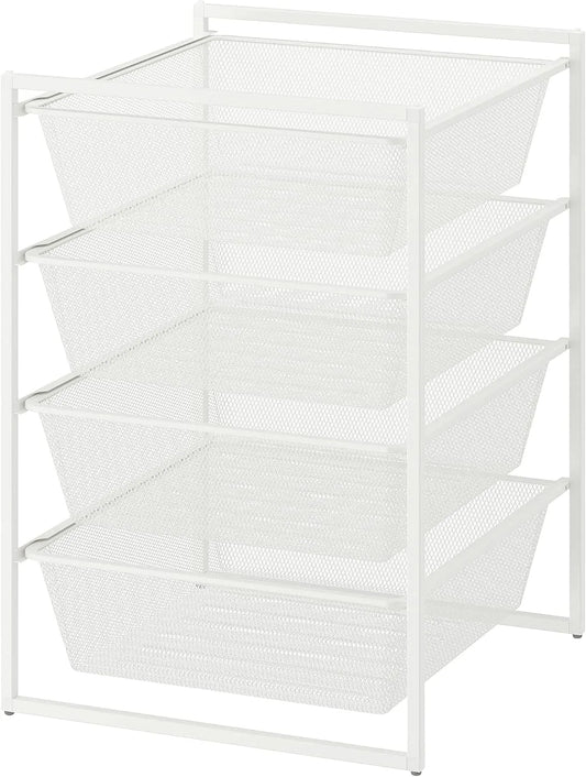 IKEA Combinaison de rangement JONAXEL – avec rangement, 50 × 51 × 70 cm, blanc