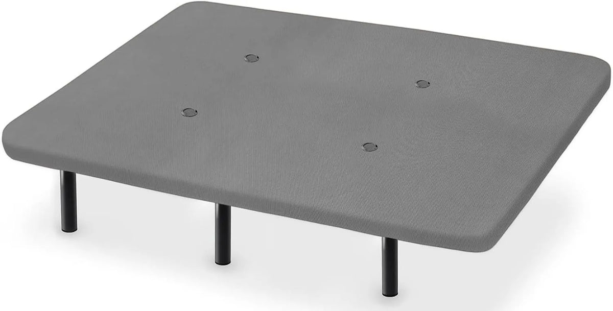 Base tapissée avec valves de Transpiration — 90 × 190 cm, 26 cm, gris