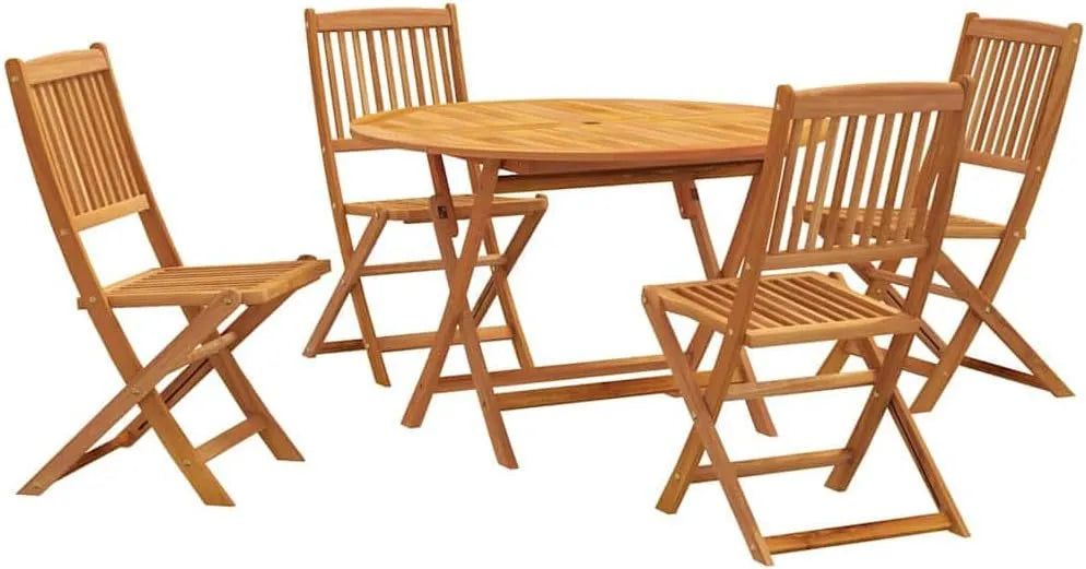 Chaise: en bois, 5 pièces