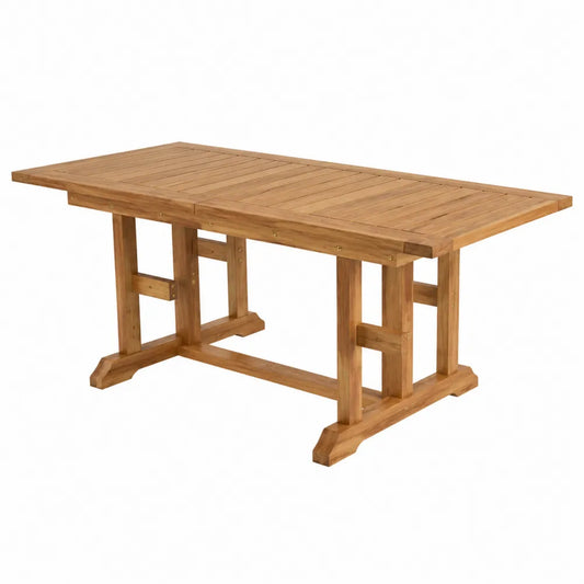 Table rectangulaire en bois de teck 180x90x75 cm
