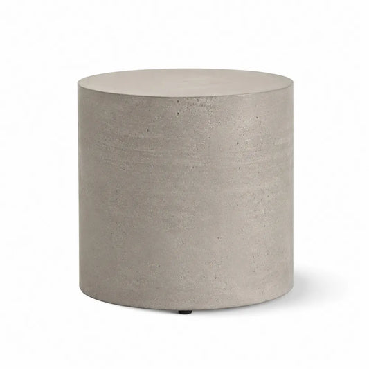 Table basse extérieure en béton gris