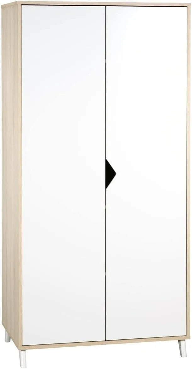 Armoire de rangement — pour enfant, avec rangement, 2 Portes, 85 × 175 × 56 cm