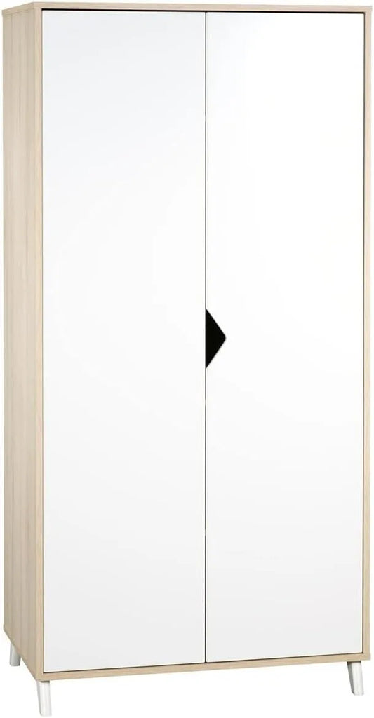 Armoire de rangement — pour enfant, avec rangement, 2 Portes, 85 × 175 × 56 cm