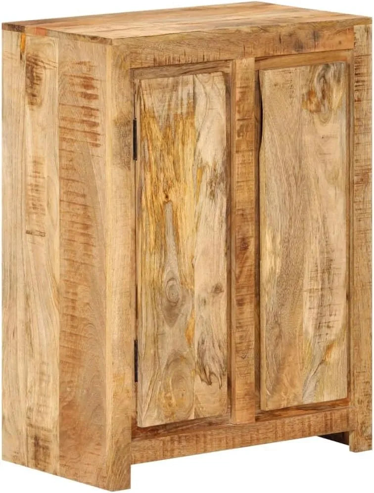 Armoire de rangement — en bois, avec rangement, 55 × 33 × 75 cm, en bois massif