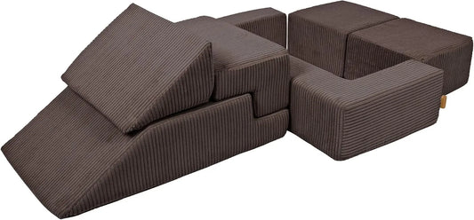 Canapé – pour enfant, convertible, pliable, avec chauffage, marron