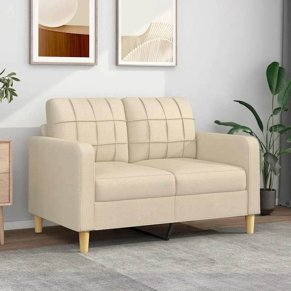 Canapé: revêtement en tissu, 2 Places, 120 cm, 21.3KG