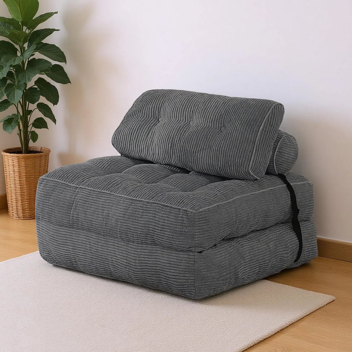 Canapé convertible et canapé-lit – convertible, pliable, 1 Place, gris