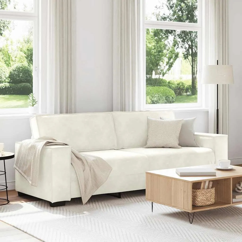 Canapé – 3 Places, 180 cm, 30.7KG, revêtement en velours