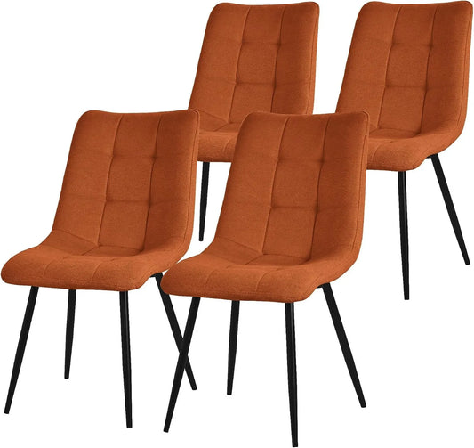 Bureau et table informatique: en polyester, revêtement en tissu, avec dossier, Set de 4, noir, en métal