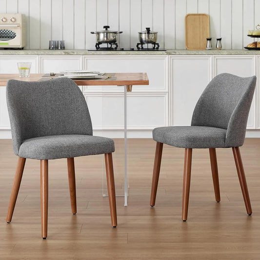 Bureau et table informatique – en bois, Lot de 2, gris, en bois massif