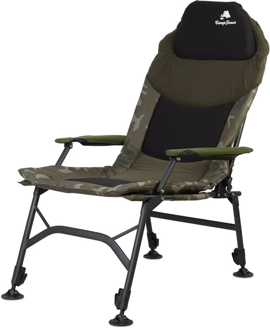 Chaise — pliable, réglable, vert