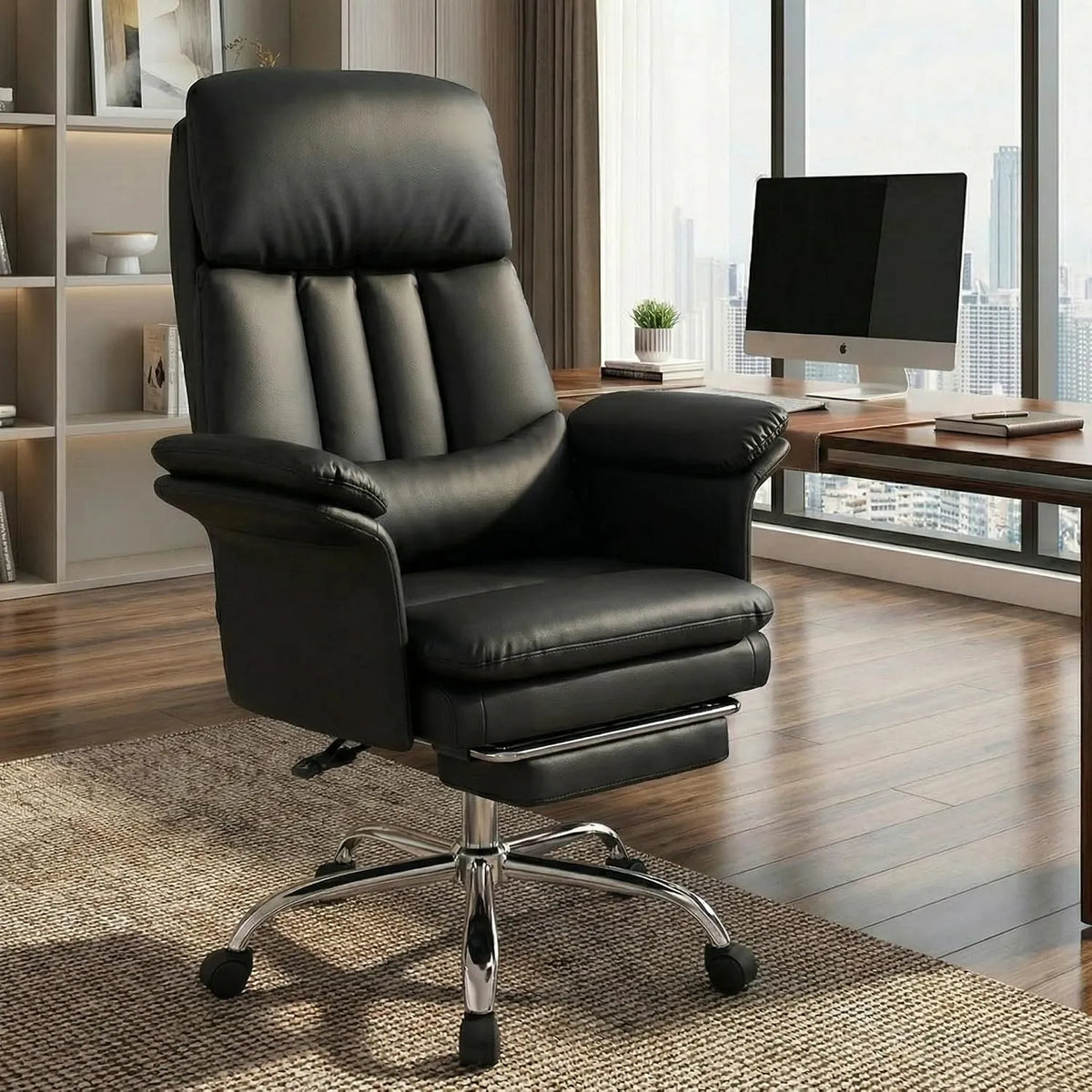 Bureau et table informatique: avec dossier, pour gaming, réglable, 180kg, noir, hauteur réglable, inclinable