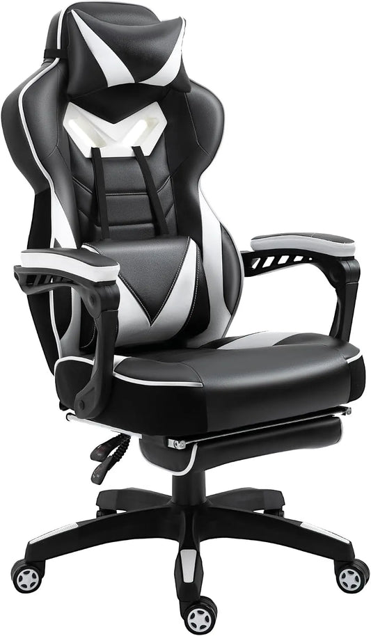 Bureau et table informatique: avec coussins, pour gaming, réglable, noir