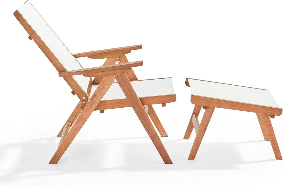 Fauteuil relax et fauteuil inclinable: en bois, blanc